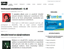 Tablet Screenshot of cleverandsmart.cz